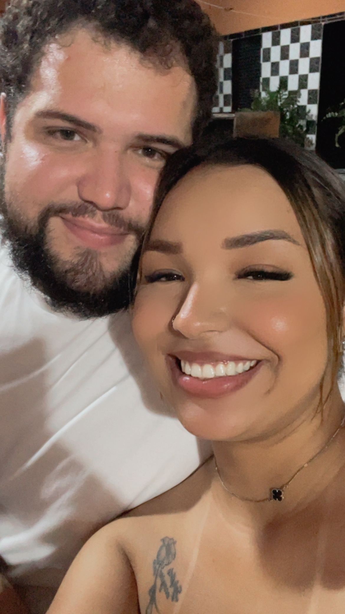 Foto especial do casal
